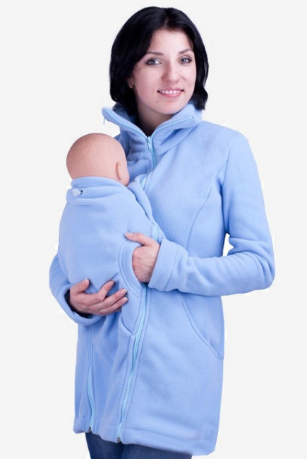 Флисовая слингокуртка 3в1 Mammalia, голубой