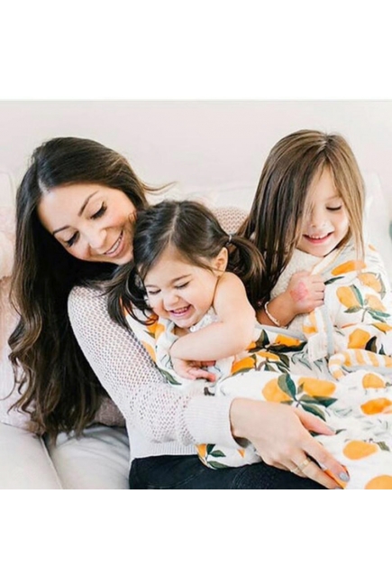 Муслиновая пеленка с бамбуком Diva большая, Orange