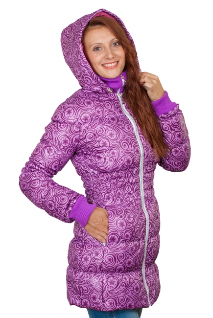 Слингокуртка демисезонная Debut, узоры