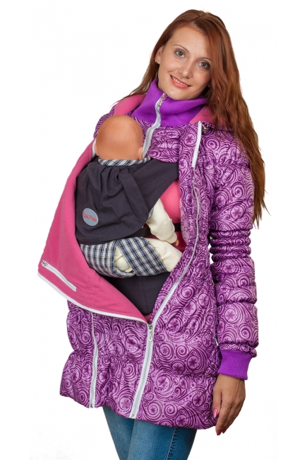 Слингокуртка демисезонная Debut, узоры