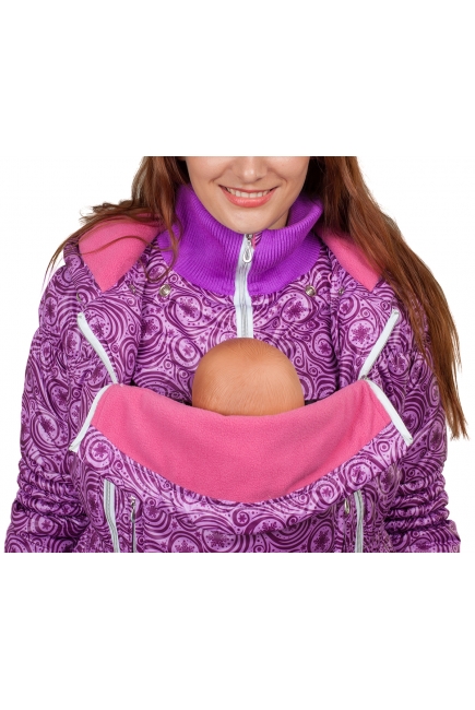 Слингокуртка демисезонная Debut, узоры