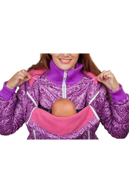 Слингокуртка демисезонная Debut, узоры