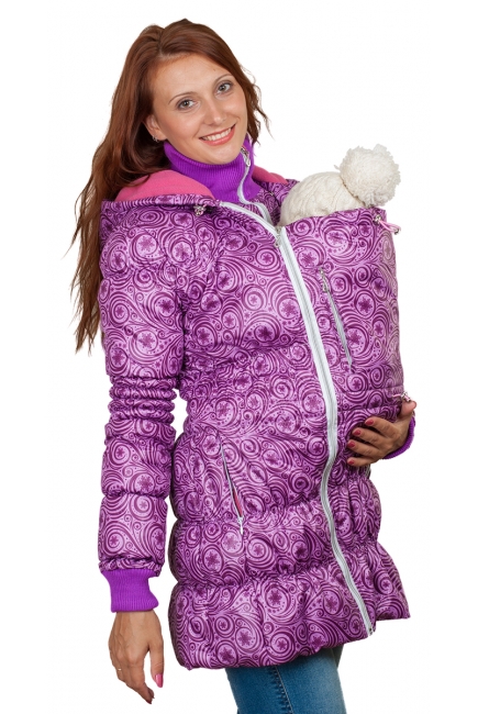 Слингокуртка демисезонная Debut, узоры