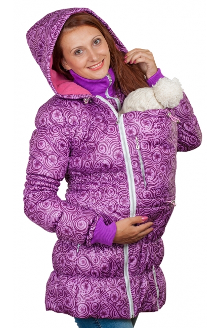 Слингокуртка демисезонная Debut, узоры