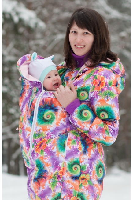 Слингокуртка демисезонная Debut, акварель