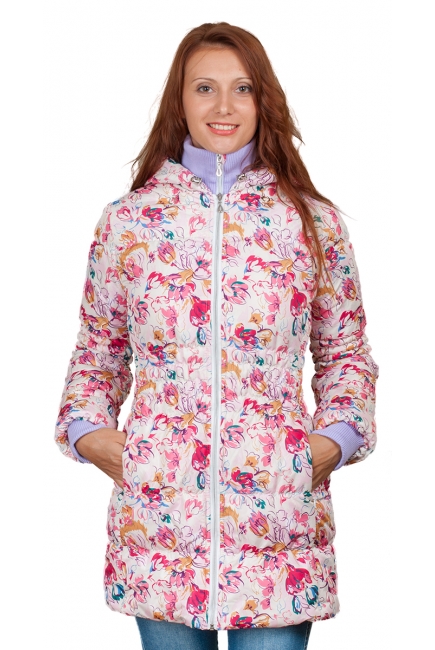 Слингокуртка демисезонная Debut, бутоны