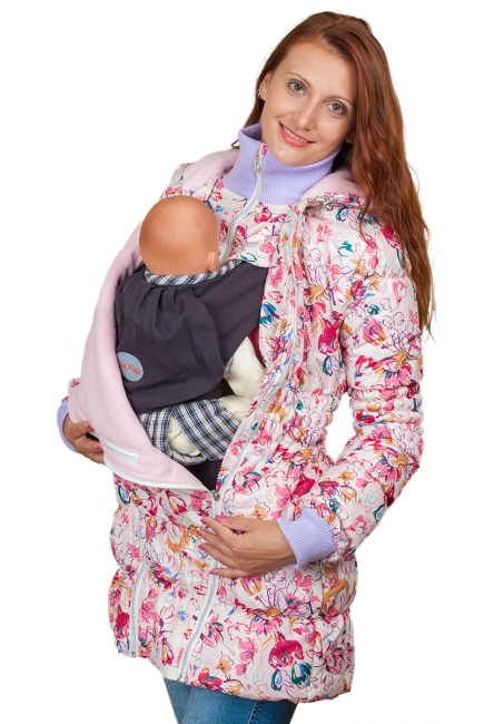 Слингокуртка демисезонная Debut, бутоны