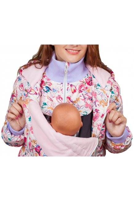 Слингокуртка демисезонная Debut, бутоны