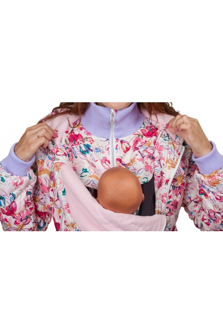 Слингокуртка демисезонная Debut, бутоны