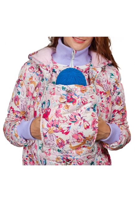 Слингокуртка демисезонная Debut, бутоны