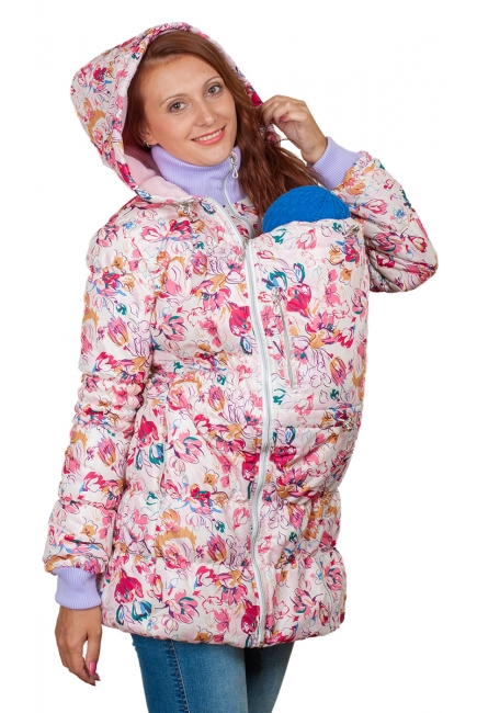 Слингокуртка демисезонная Debut, бутоны