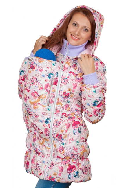 Слингокуртка демисезонная Debut, бутоны