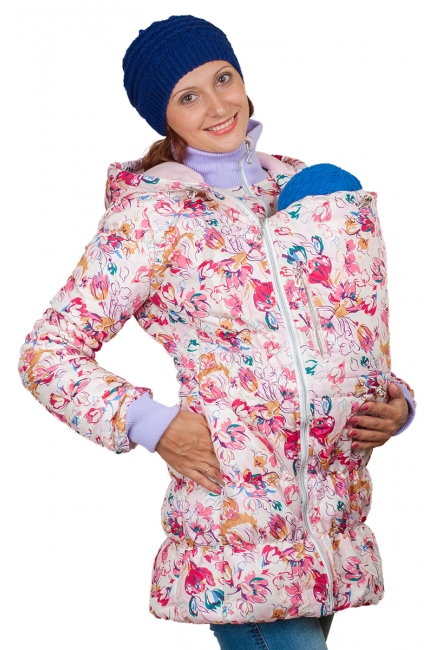 Слингокуртка демисезонная Debut, бутоны