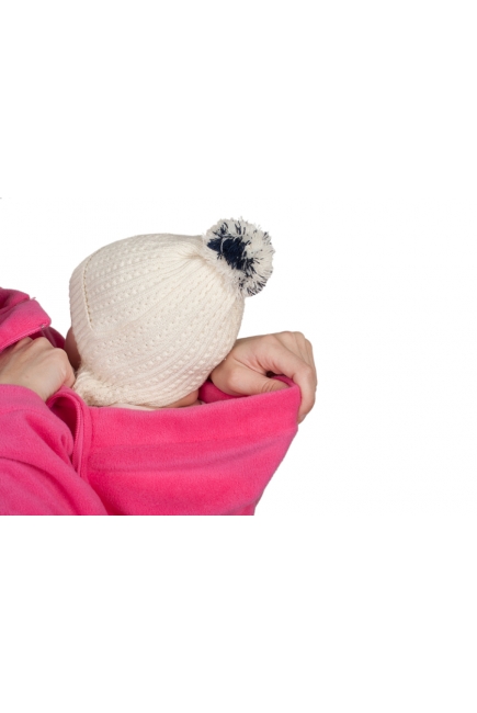 Флисовая слингокуртка и куртка для беременных, цикламен