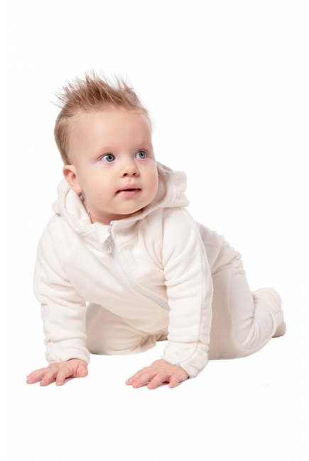 Флисовый комбинезон (поддева), экрю