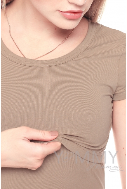 Комплект для дома бежевый с принтом сердечки