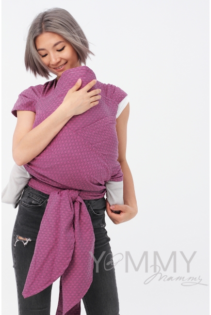 Май-слинг Yammy Mammy, розовый/темно-серый