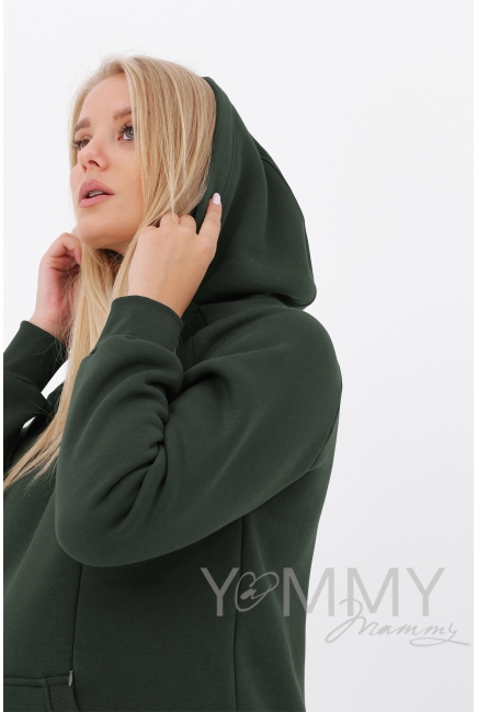 Костюм для беременных и кормящих утепленный, милитари