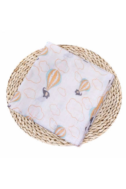 Муслиновая пеленка для новорожденных Diva большая, Baloon