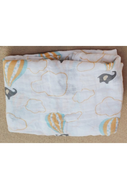 Муслиновая пеленка для новорожденных Diva большая, Baloon