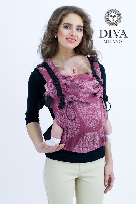 Эрго-рюкзак для новорожденных Diva Essenza Berry Linen One!