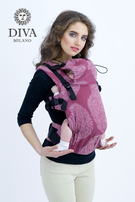 Эрго-рюкзак для новорожденных Diva Essenza Berry Linen One!