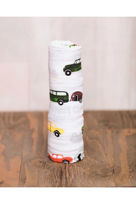 Муслиновая пеленка для новорожденных Diva большая, Cars