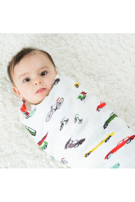 Муслиновая пеленка для новорожденных Diva большая, Cars