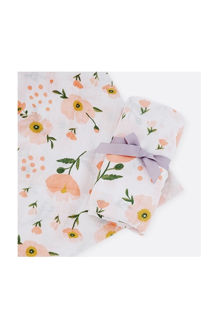 Муслиновая пеленка для новорожденных Diva большая, Flower Cotton