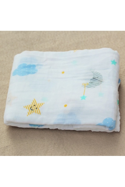 Муслиновая пеленка для новорожденных Diva большая, Night