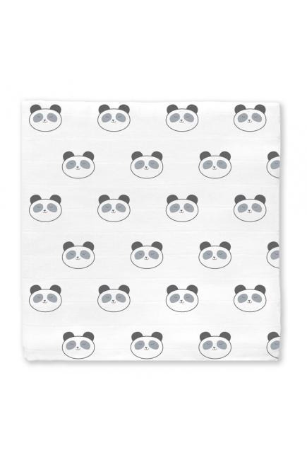 Муслиновая пеленка для новорожденных Diva большая, Panda