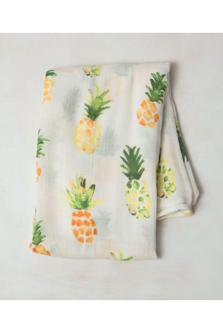 Муслиновая пеленка для новорожденных Diva большая, Pineapple Cotton