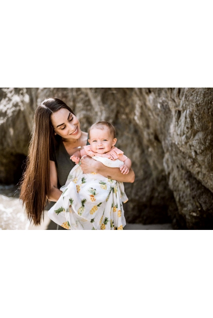 Муслиновая пеленка для новорожденных Diva большая, Pineapple Cotton