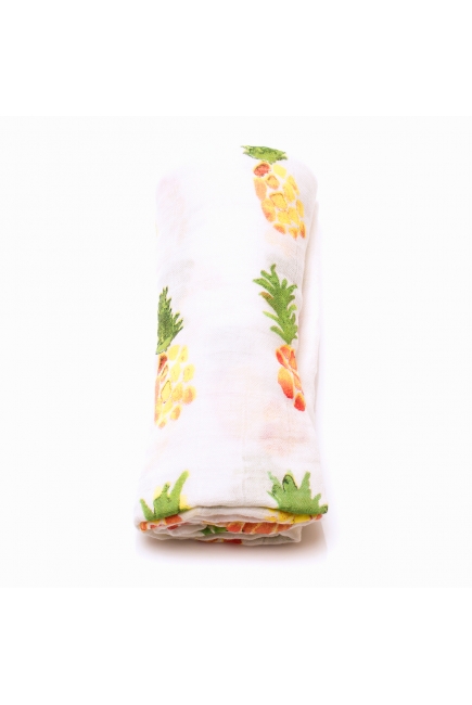 Муслиновая пеленка для новорожденных Diva большая, Pineapple Cotton
