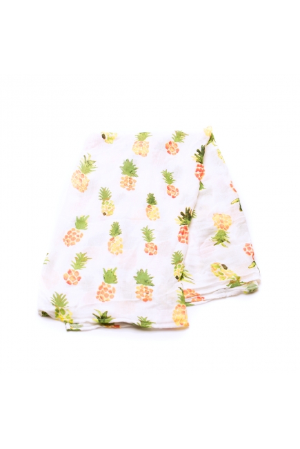 Муслиновая пеленка для новорожденных Diva большая, Pineapple Cotton