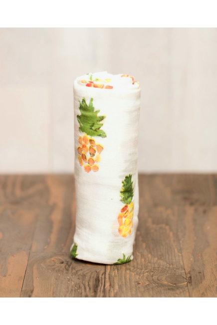 Муслиновая пеленка для новорожденных Diva большая, Pineapple Cotton