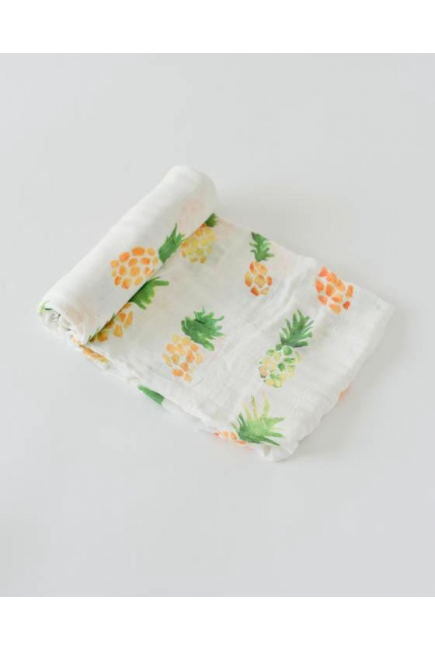 Муслиновая пеленка для новорожденных Diva большая, Pineapple Cotton