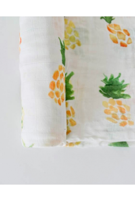 Муслиновая пеленка для новорожденных Diva большая, Pineapple Cotton