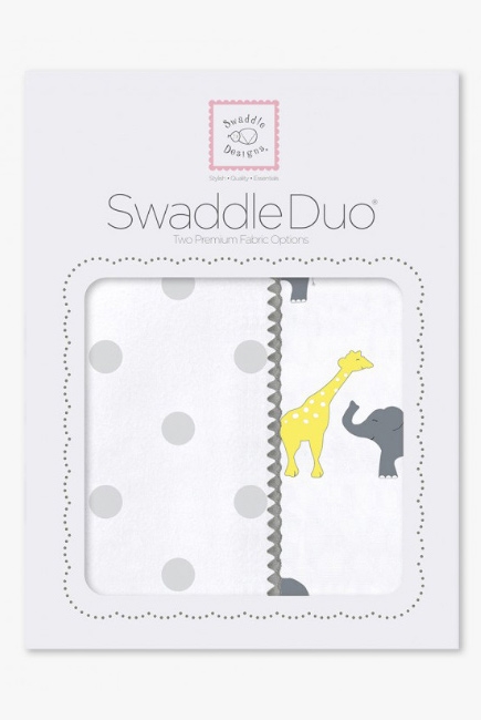 Набор пеленок SwaddleDesigns Swaddle Duo Circus Fun Sterling