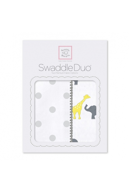 Набор пеленок SwaddleDesigns Swaddle Duo Circus Fun Sterling