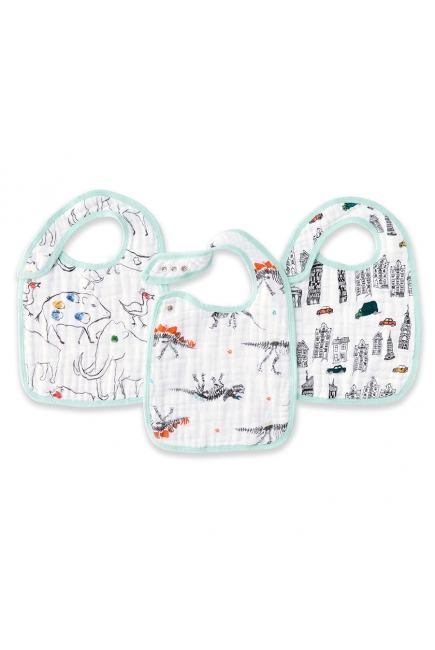 Слюнявчик Aden&Anais, набор из 3 штук, Colour Pop