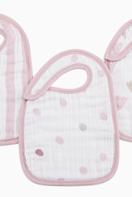 Слюнявчик Aden Anais, набор 3, Heart Breaker