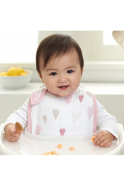 Слюнявчик Aden Anais, набор 3, Heart Breaker