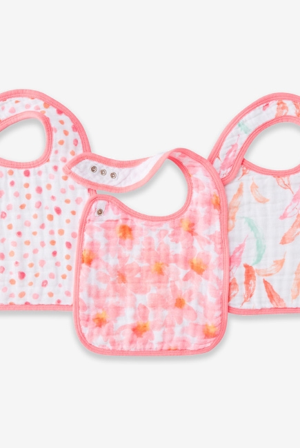 Слюнявчик Aden Anais, набор из 3 штук, Petal Blooms