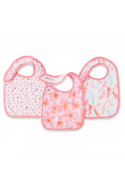 Слюнявчик Aden Anais, набор из 3 штук, Petal Blooms