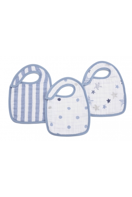 Слюнявчик Aden&Anais, набор 3, Rock Star