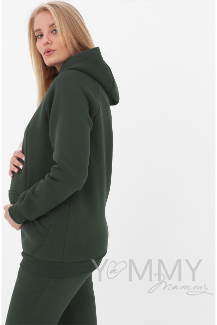 Костюм для беременных и кормящих утепленный, милитари