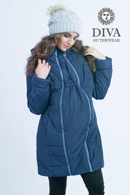 Слингокуртка зимняя 4 в 1 Diva Outerwear Azzurro