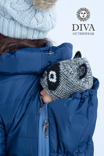 Слингокуртка зимняя 4 в 1 Diva Outerwear Azzurro