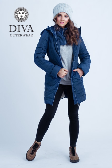 Слингокуртка зимняя 4 в 1 Diva Outerwear Azzurro